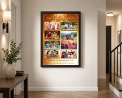 Alternative view of Family Photo Frame Design Pastel Soft Floral Portrait Photo Frame