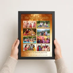 family photo frame design pastel soft floral portrait photo frame 01 black 3