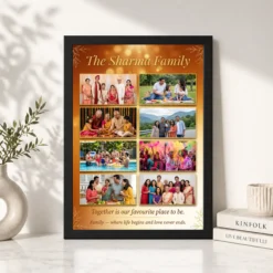 family photo frame design pastel soft floral portrait photo frame 01 black 4