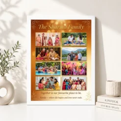 family photo frame design pastel soft floral portrait photo frame 01 white 4