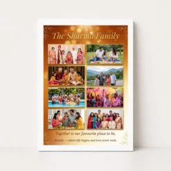 family photo frame design pastel soft floral portrait photo frame 01 white main