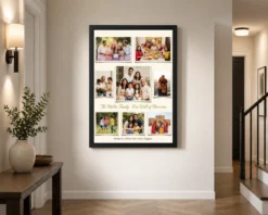 Alternative view of Family Photo Frame for Wall Boho Nature Rustic Large Photo Frame