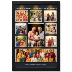 Family Photo Frame for Wall Modern Minimal Elegant Gallery Photo Frame