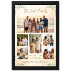 Family Photo Frame Ideas Boho Nature Collage Wall Art Photo Frame