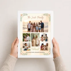 Family Photo Frame Ideas Boho Nature Collage Wall Art Photo Frame 14 family photo frame ideas boho nature collage wall art photo frame 01 white 3