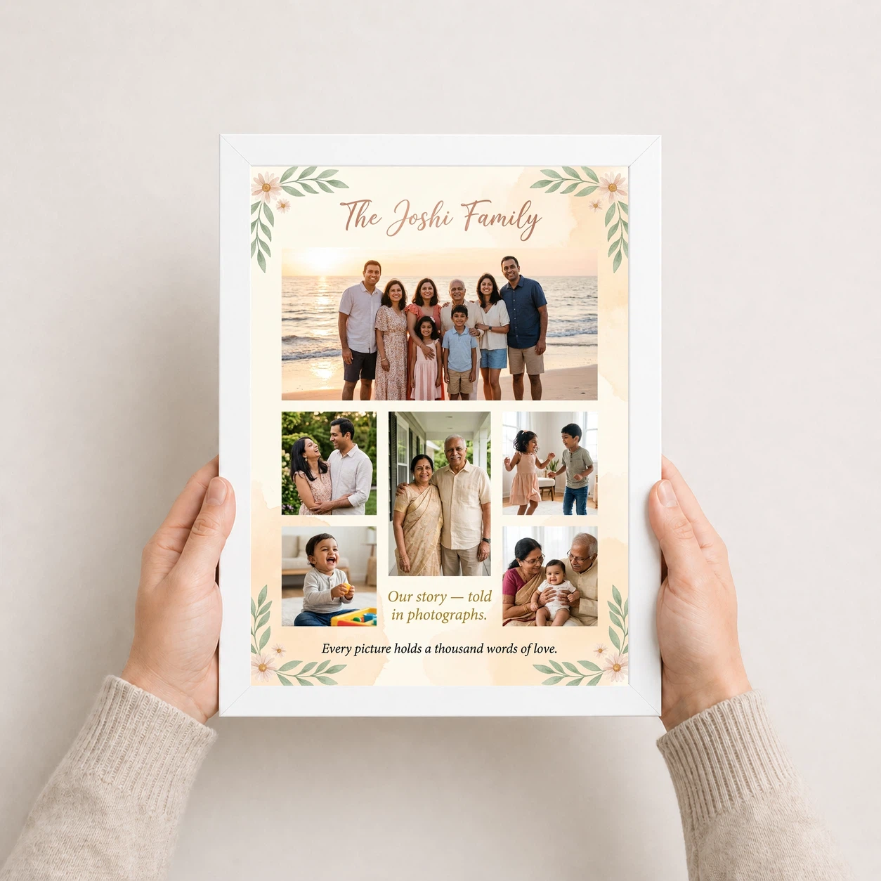 Family Photo Frame Ideas Boho Nature Collage Wall Art Photo Frame 7 Family Photo Frame Ideas Boho Nature Collage Wall Art Photo Frame - Image 7