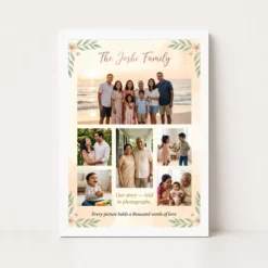 Family Photo Frame Ideas Boho Nature Collage Wall Art Photo Frame 12 family photo frame ideas boho nature collage wall art photo frame 01 white main
