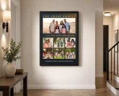 Alternative view of Family Photo Frame Ideas Pastel Watercolor Art Portrait Photo Frame