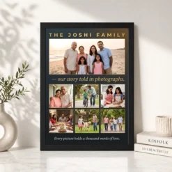 family photo frame ideas pastel watercolor art portrait photo frame 02 black 4