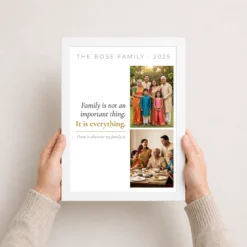 family photo frame with quotes elegant black gold calligraphy photo frame 03 white 3