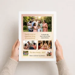 family photo frame with quotes inspirational bold family art photo frame 01 white 3