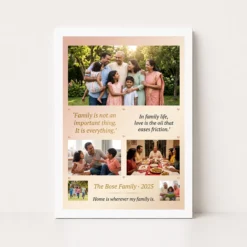 family photo frame with quotes inspirational bold family art photo frame 01 white main