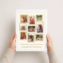 Family Picture Frames Warm Floral Illustrated Portrait Photo Frame 14 family picture frames warm floral illustrated portrait photo frame 01 white 3