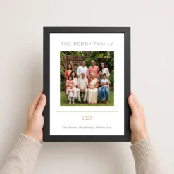 family single photo frame bold modern premium portrait photo frame 03 black 3