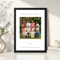 family single photo frame bold modern premium portrait photo frame 03 black 4