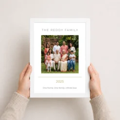 family single photo frame bold modern premium portrait photo frame 03 white 3