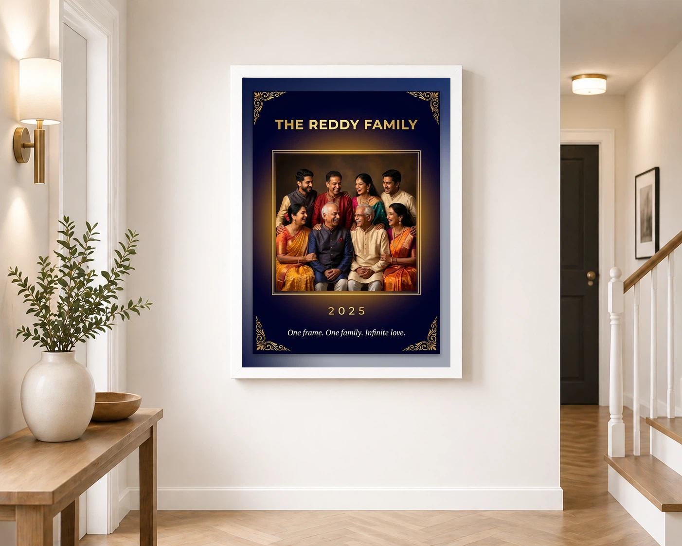 Family Single Photo Frame Pastel Floral Soft Portrait Photo Frame 6 Family Single Photo Frame Pastel Floral Soft Portrait Photo Frame - Image 6