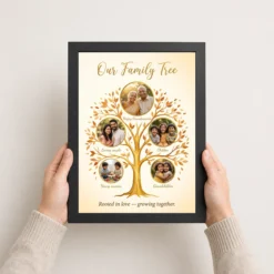 Family Tree 5 Picture Frame Elegant Multi Generation Art Photo Frame 10 family tree 5 picture frame elegant multi generation art photo frame 01 black 3