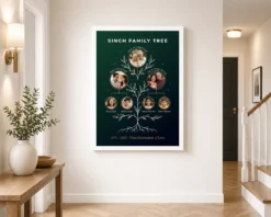 Family Tree Photo Frame Modern Minimal Stylish Multi Photo Frame 13 family tree photo frame modern minimal stylish multi photo frame 02 white 2