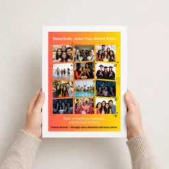 friends photo frame collage vibrant fun friendship memories photo frame 01 white 3