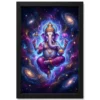 ganesha cosmic universe galaxy divine energy spiritual art 09 black main