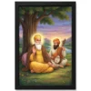 guru nanak bhai mardana rebab devotional music spiritual art 02 black main