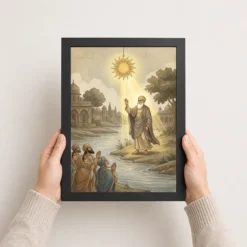 guru nanak stopped sun sultanpur miracle divine light art 05 black 3