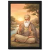 guru nanak sunrise blessing orange peaceful divine art 04 black main