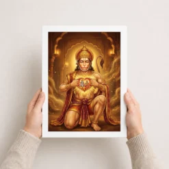 hanuman chest ram sita heart devotional miracle art 05 white 3