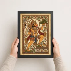hanuman pattachitra odisha traditional folk art 22 black 3