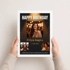 Happy Birthday Collage Frame Pink Floral Celebration Wishes Photo Frame 14 happy birthday collage frame pink floral celebration wishes photo frame 02 white 3