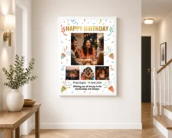 Happy Birthday Collage Frame Vibrant Multi Photo Wishes Photo Frame 13 happy birthday collage frame vibrant multi photo wishes photo frame 01 white 2