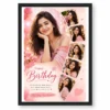 Happy Birthday Girlfriend Collage Photo Frame Couple Portrait 9 happy birthday girlfriend collage photo frame couple portrait black main