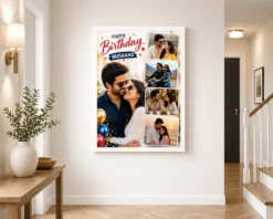 Happy Birthday Photo Frame for Husband Couple Balloon 13 happy birthday photo frame for husband couple balloon white 2