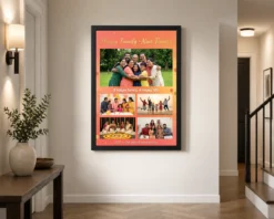 Alternative view of Happy Family Photo Frame Vibrant Colorful Joyful Art Photo Frame