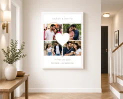 heart collage frame red heart bold love romantic photo frame 03 white 2