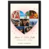 heart collage frame romantic love heart multi photo photo frame 01 black main