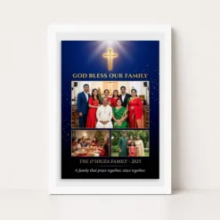 holy family photo frame divine gold religious art sacred photo frame 02 white main
