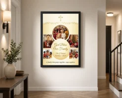 Alternative view of Holy Family Photo Frame Spiritual Blessed Sacred Religious Photo Frame