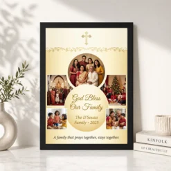 holy family photo frame spiritual blessed sacred religious photo frame 01 black 4