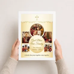 holy family photo frame spiritual blessed sacred religious photo frame 01 white 3