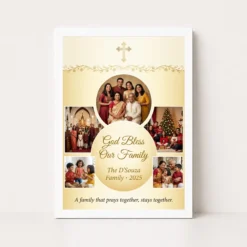 holy family photo frame spiritual blessed sacred religious photo frame 01 white main