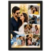 Husband and Wife Photo Frame Golden Collage Birthday