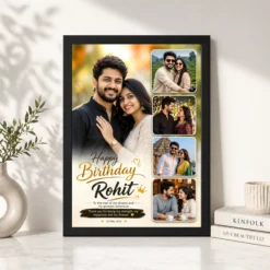 Husband Photo Frame Birthday Couple Collage 11 husband photo frame birthday couple collage black 4