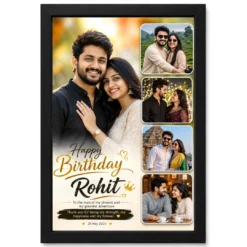 Husband Photo Frame Birthday Couple Collage