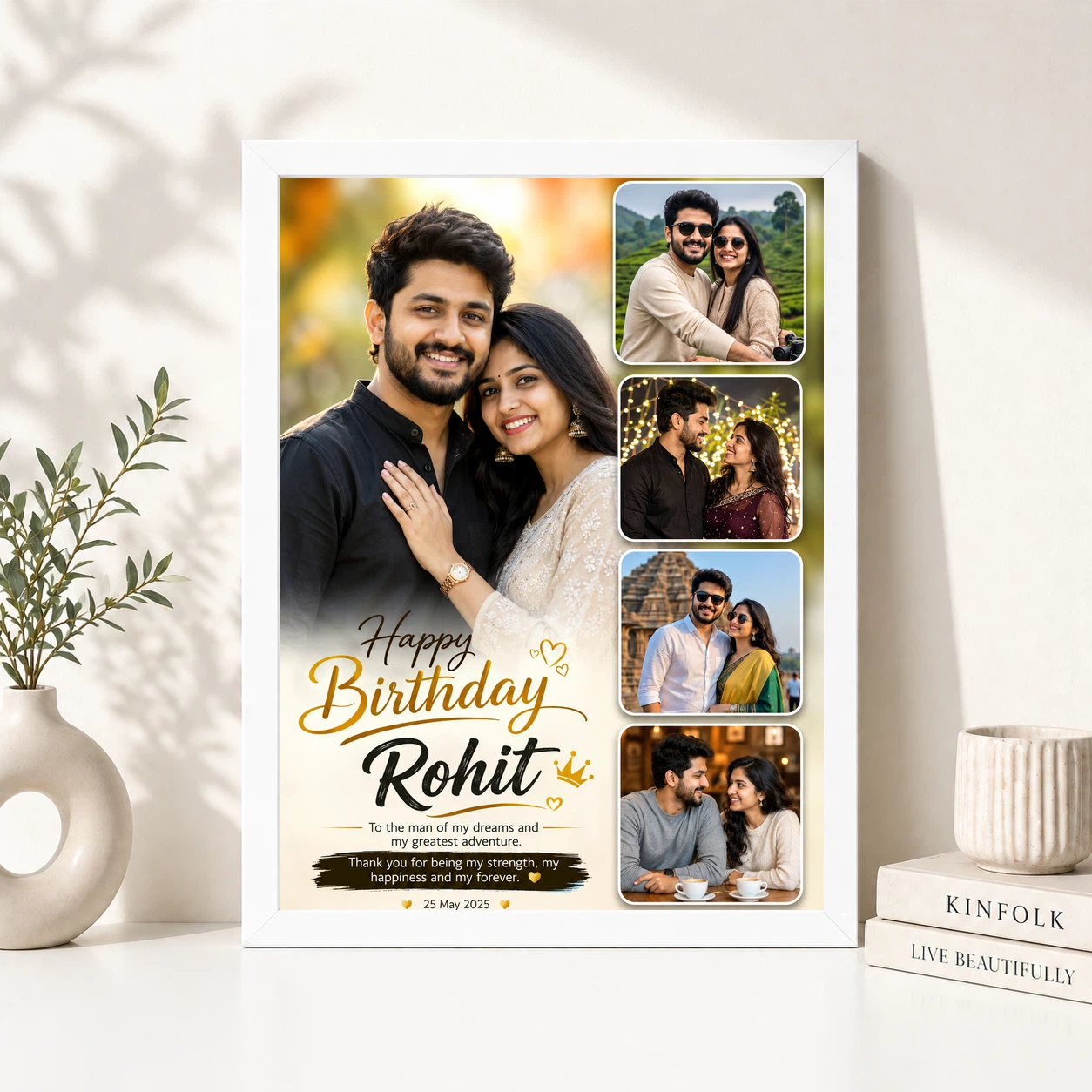 Husband Photo Frame Birthday Couple Collage 8 Husband Photo Frame Birthday Couple Collage - Image 8