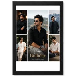 Husband Photo Frame Birthday Gift Idea Collage