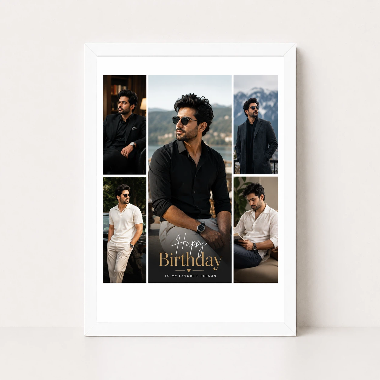Husband Photo Frame Birthday Gift Idea Collage 5 Husband Photo Frame Birthday Gift Idea Collage - Image 5