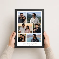 Husband Photo Frame Birthday Minimal Theme 10 husband photo frame birthday minimal theme black 3