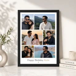 Husband Photo Frame Birthday Minimal Theme 11 husband photo frame birthday minimal theme black 4